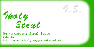 ipoly strul business card